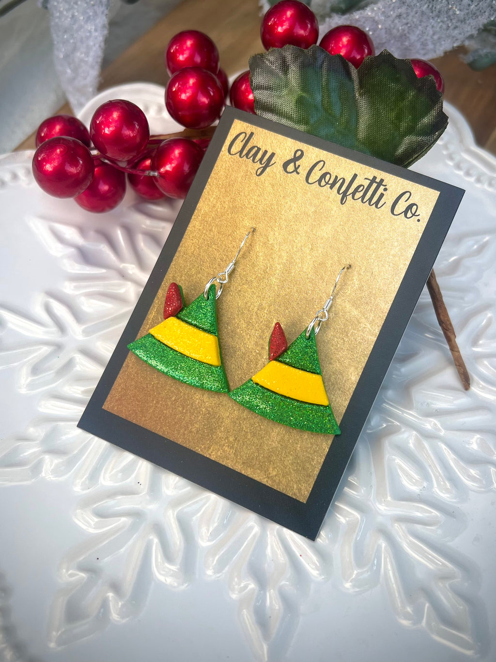 Glitter buddy dangle