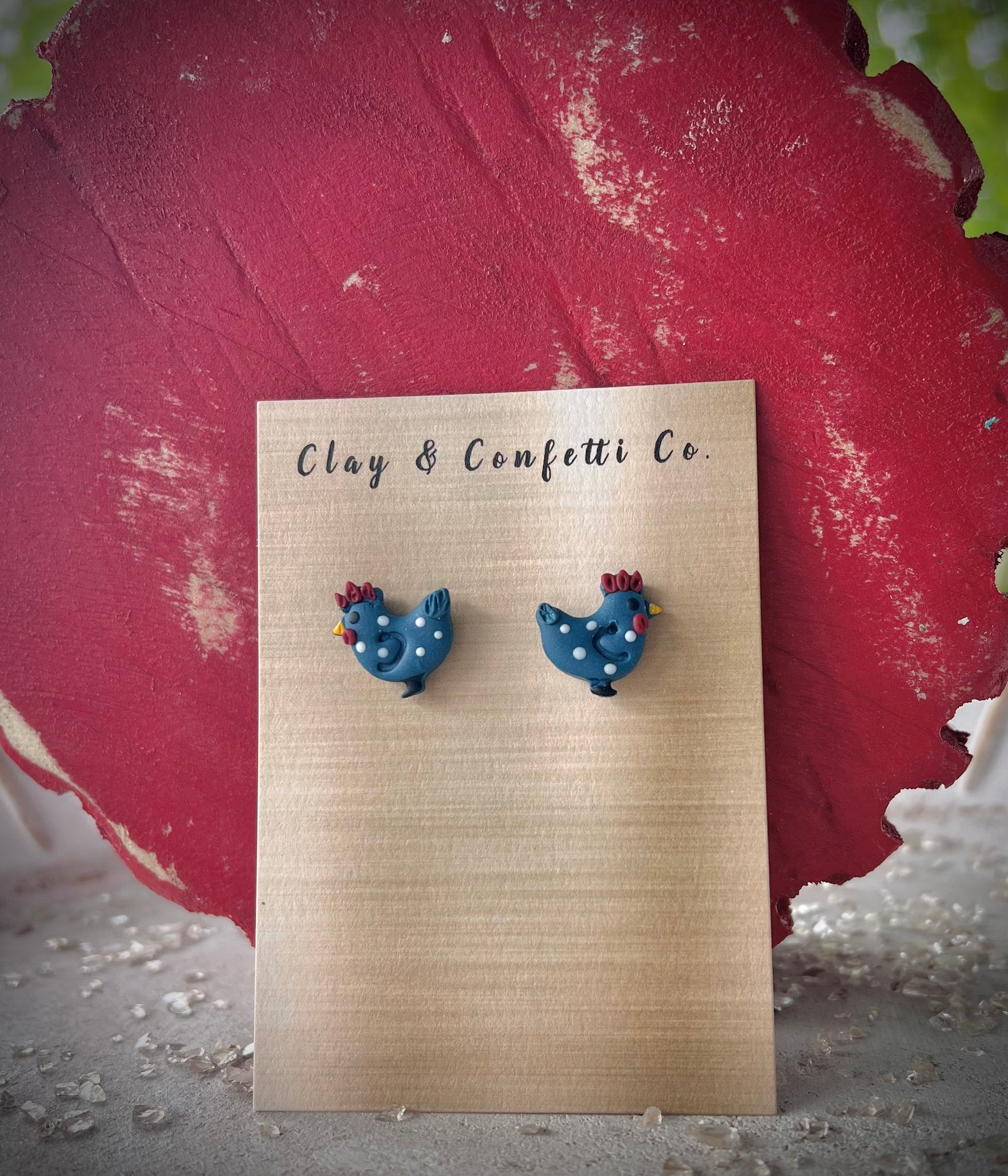 Patriotic chicken stud