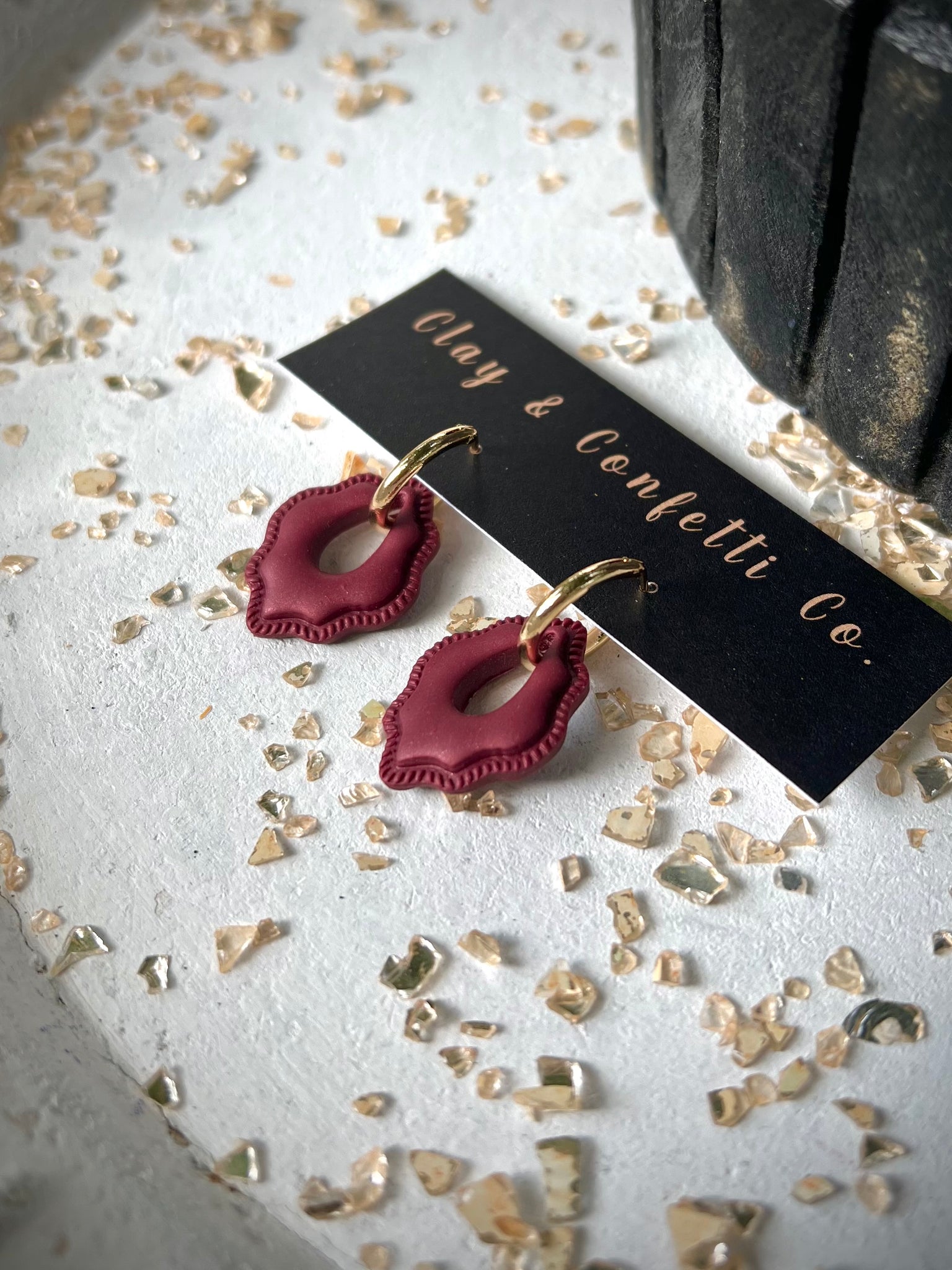 Vibin fall dainty huggie