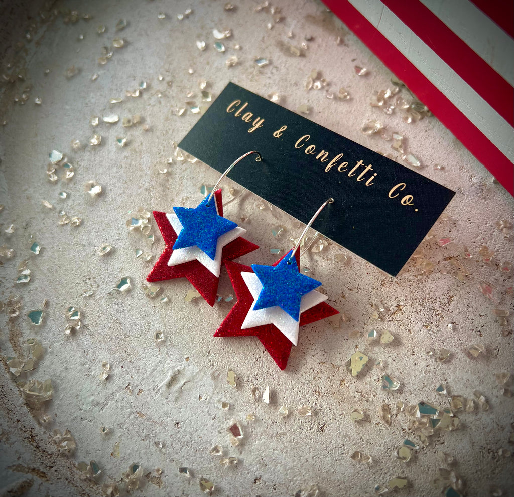 Glitter Star hoop 2025