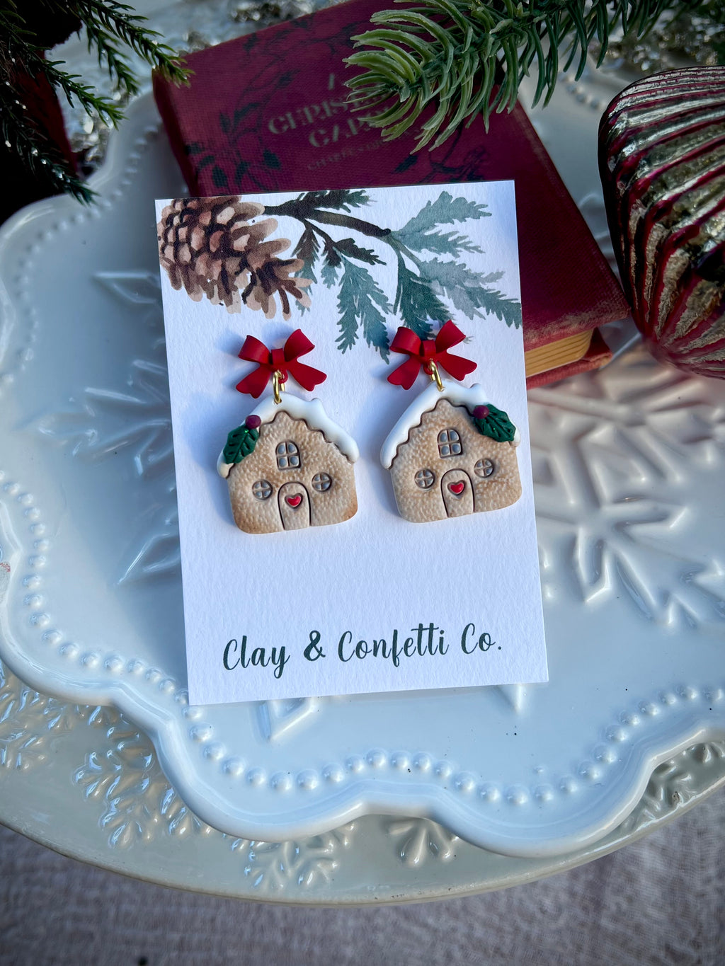 Gingerbread house dangle