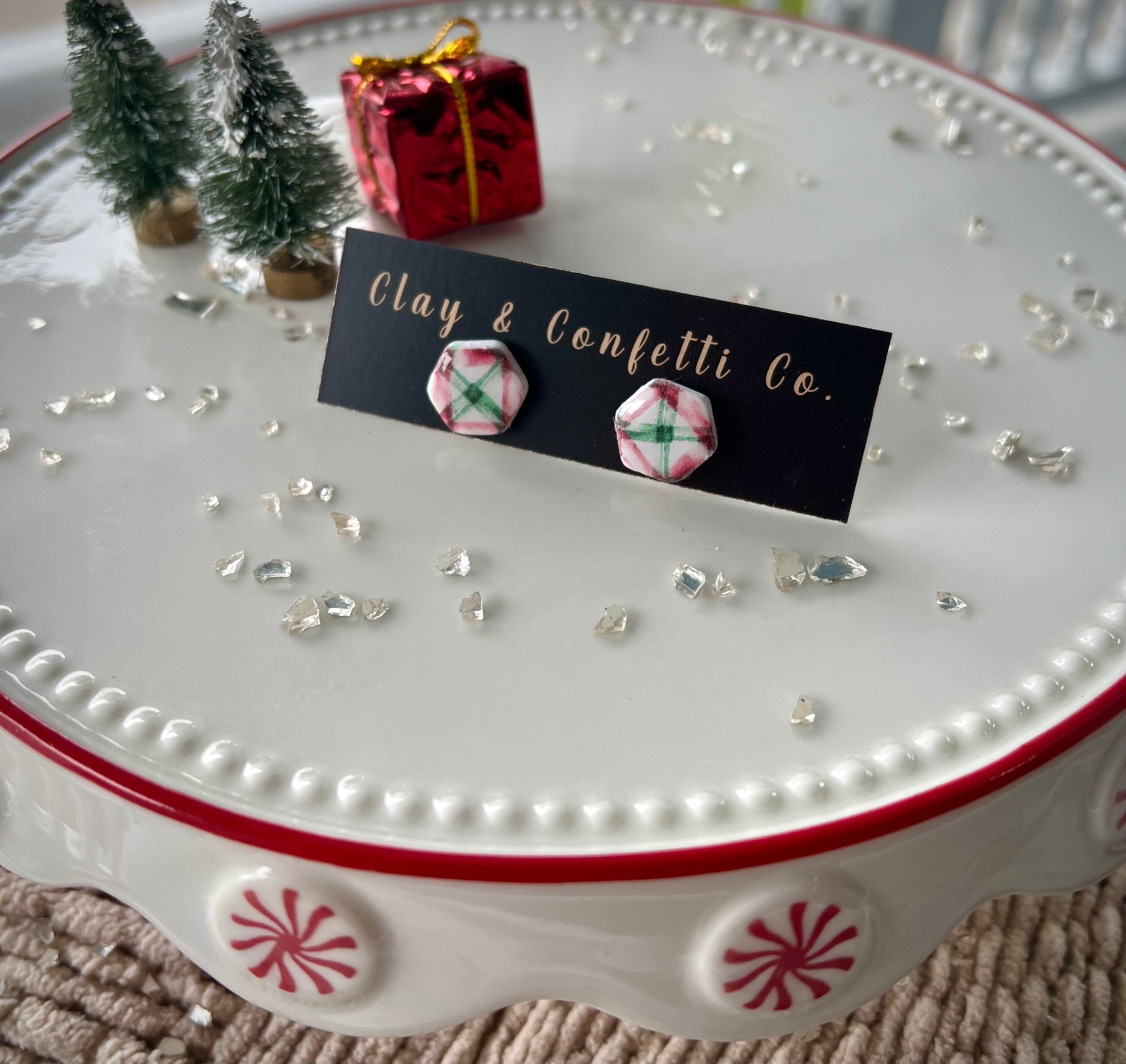 Christmas geometric pattern