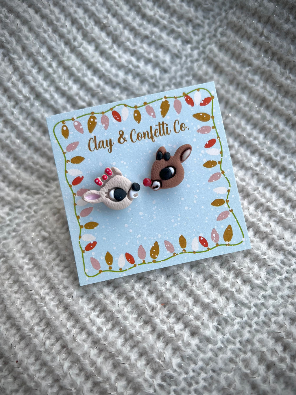 2025 Rudolph & Clarice Studs