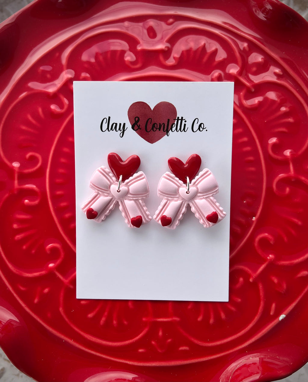 Lover Heart Bow Dangle