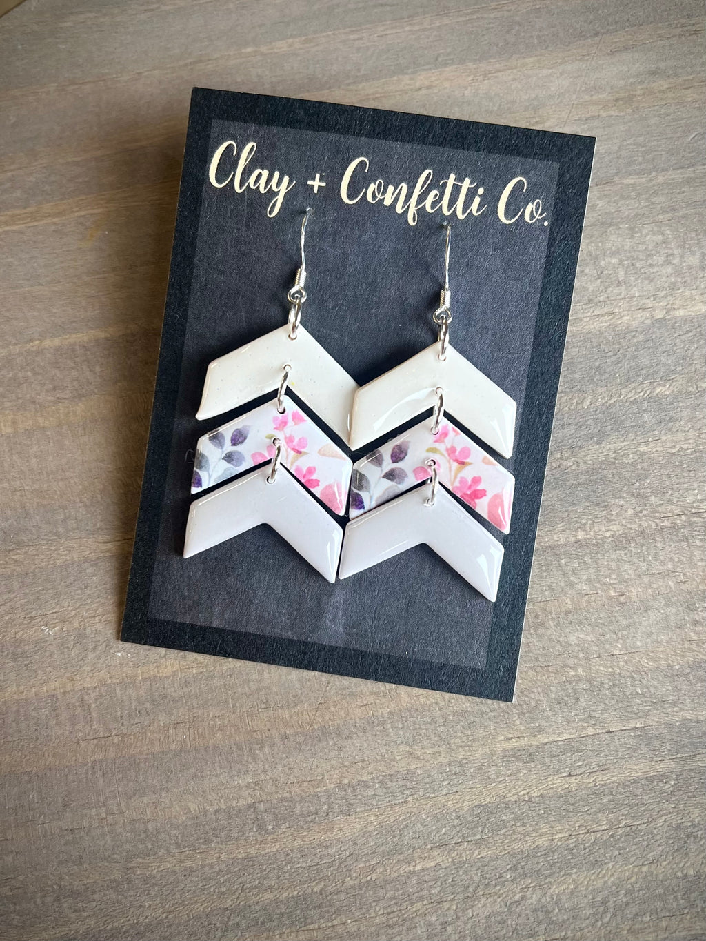 Amy bright floral chevron