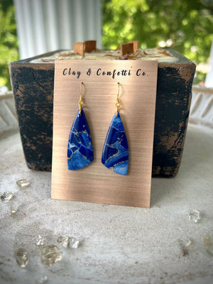 Lapis Dangle and Stud Options