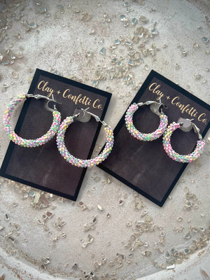 Pastel Hoops