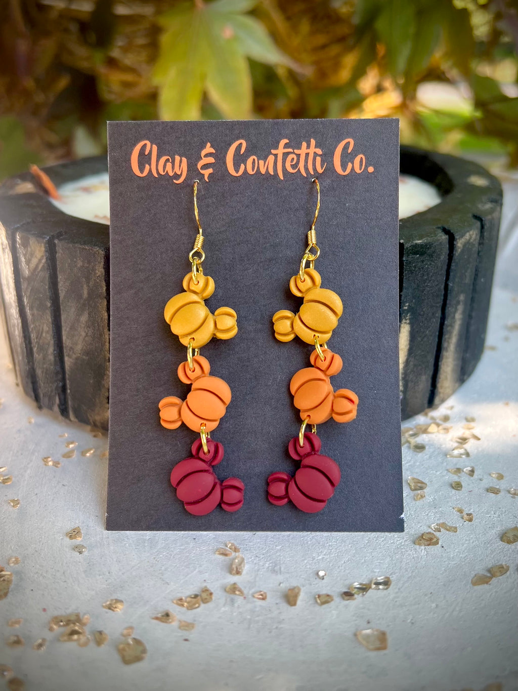 Fall harvest Mickey triple dangle