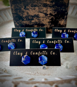 Lapis Dangle and Stud Options