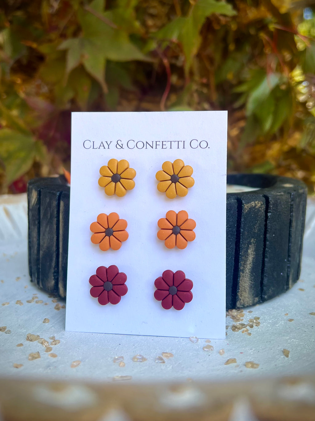 Fall harvest floral stud pack