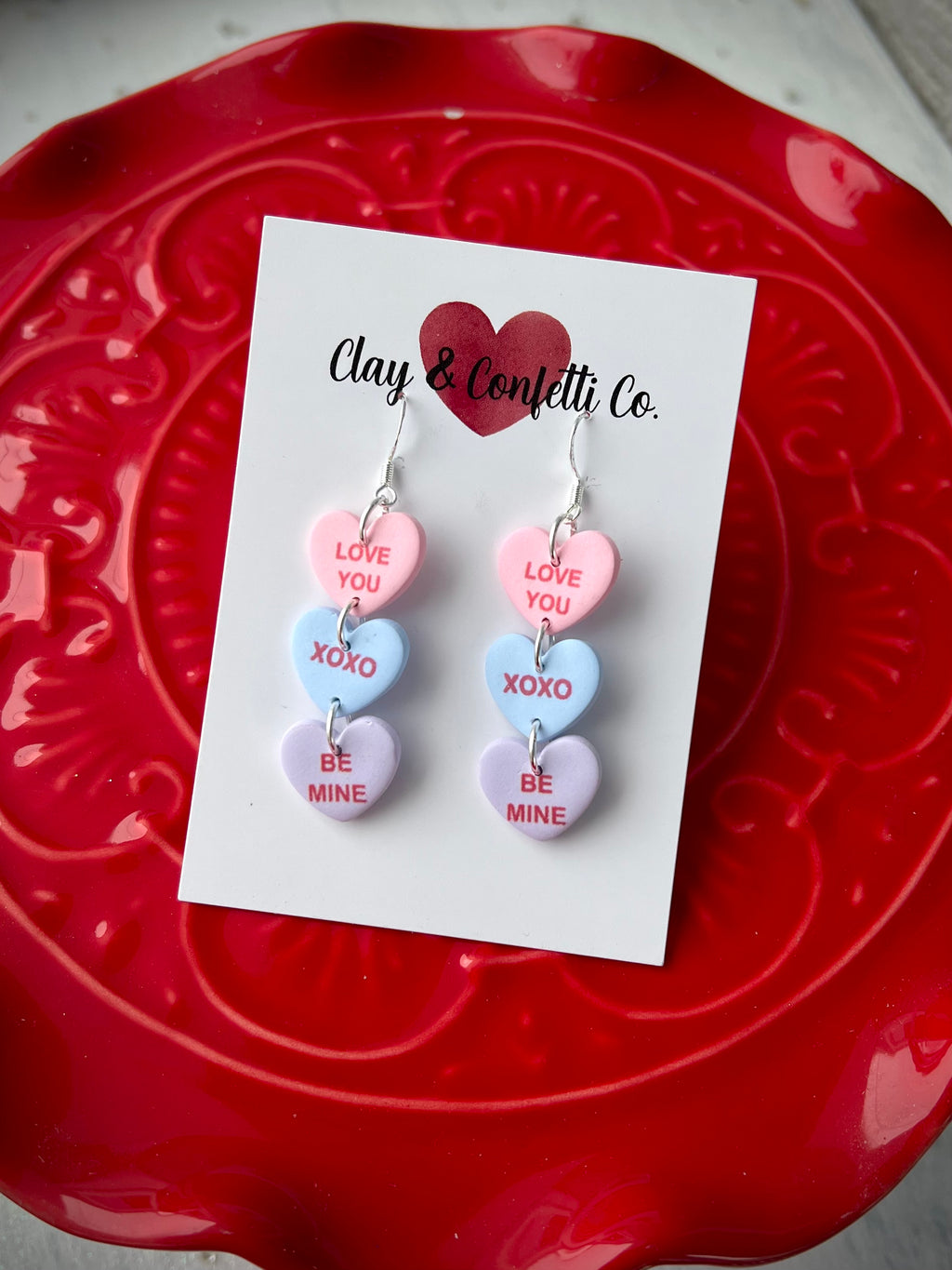 Conversation Heart Dangle