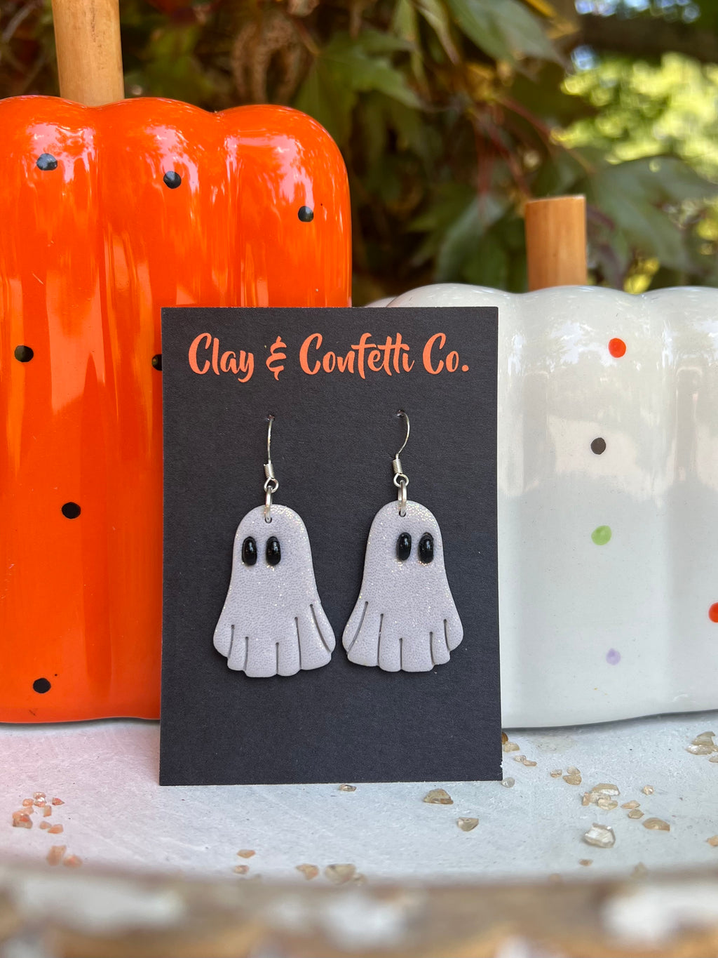 Spidey eye ghost glitter grey