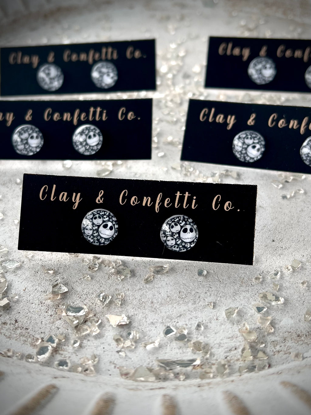 Lots of jack skellington faces stud