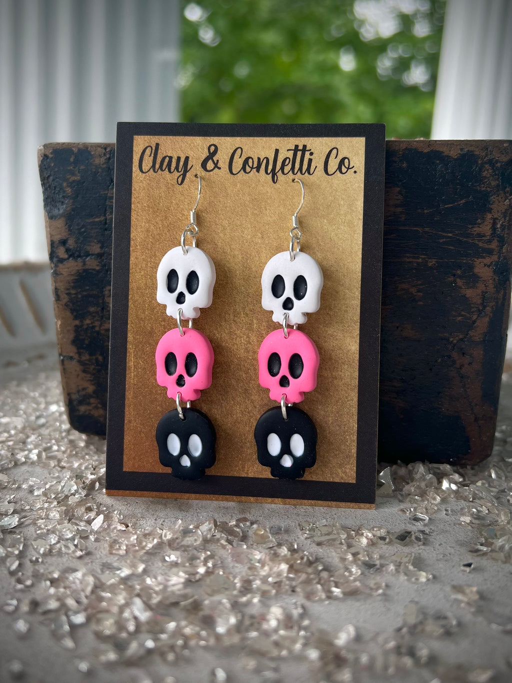 Sassy skulls dangle