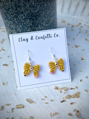 Smaller Pencil Bow dangle