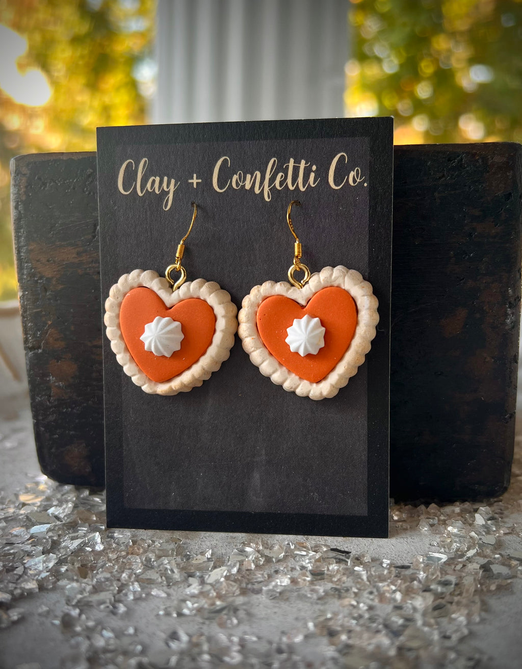 Heart pie dangle dangle