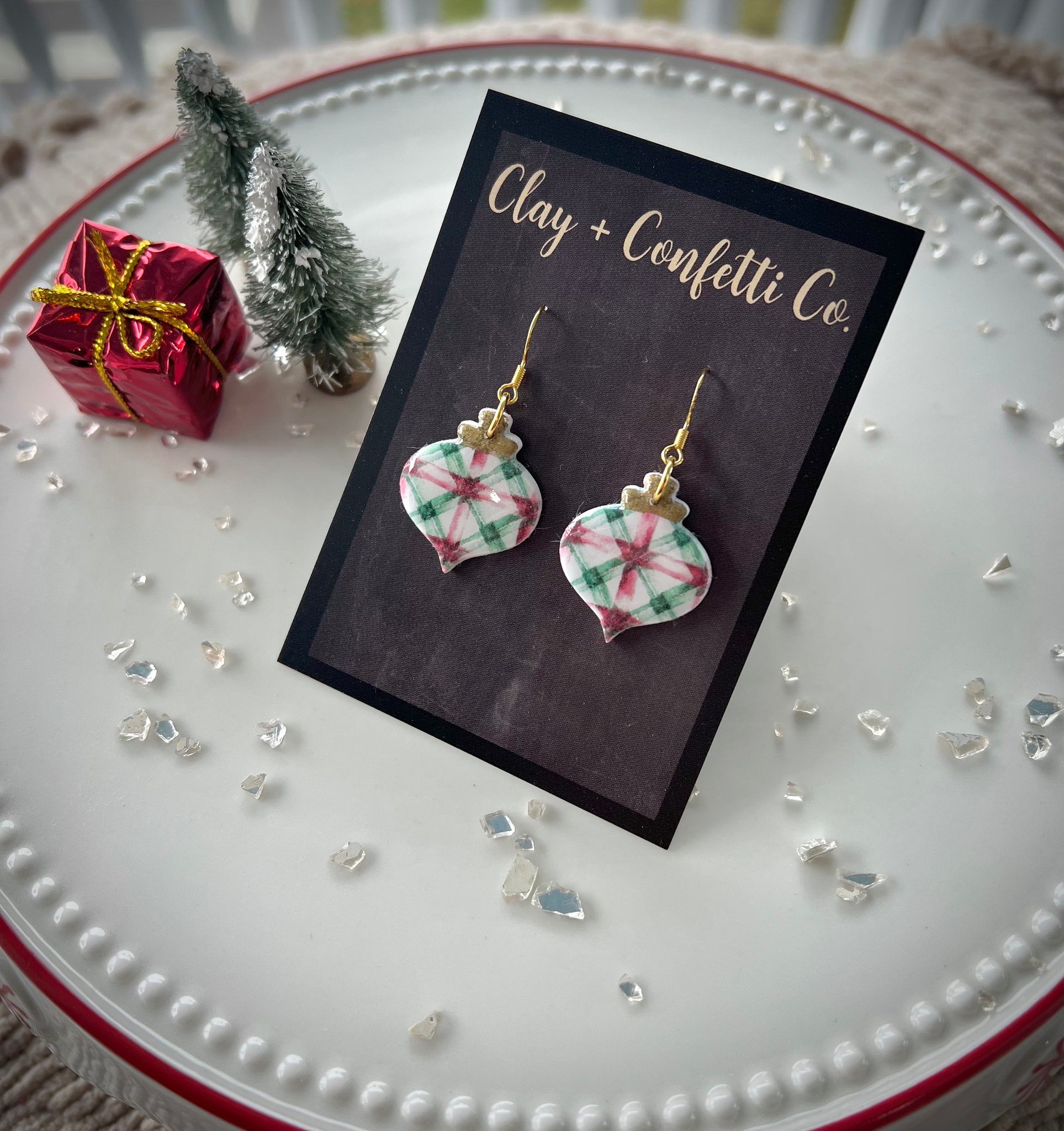 Christmas geometric pattern