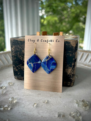 Lapis Dangle and Stud Options