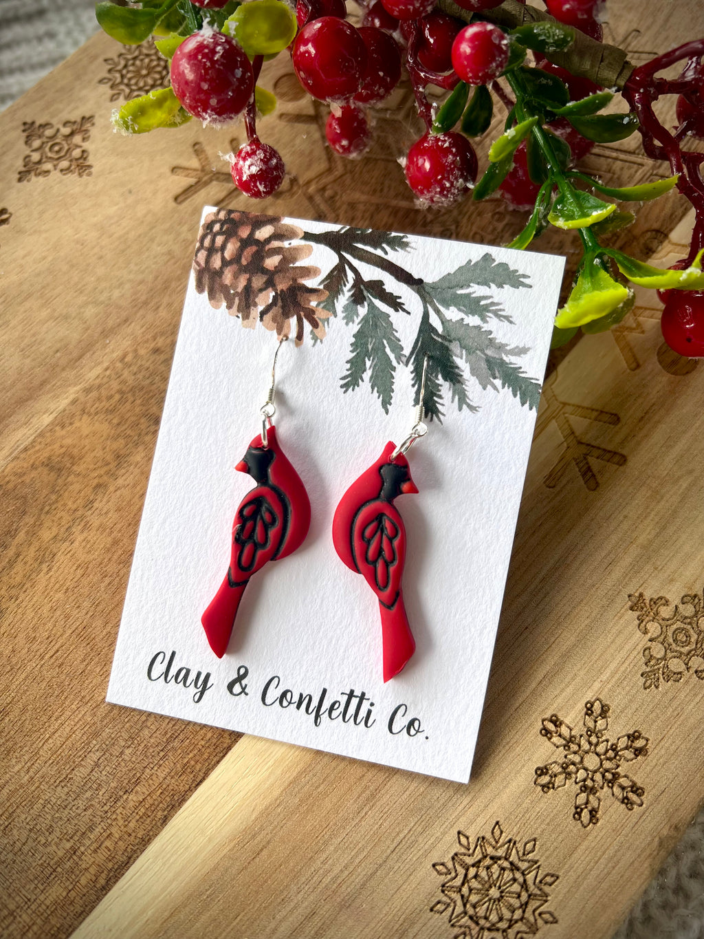 Detailed cardinal dangle