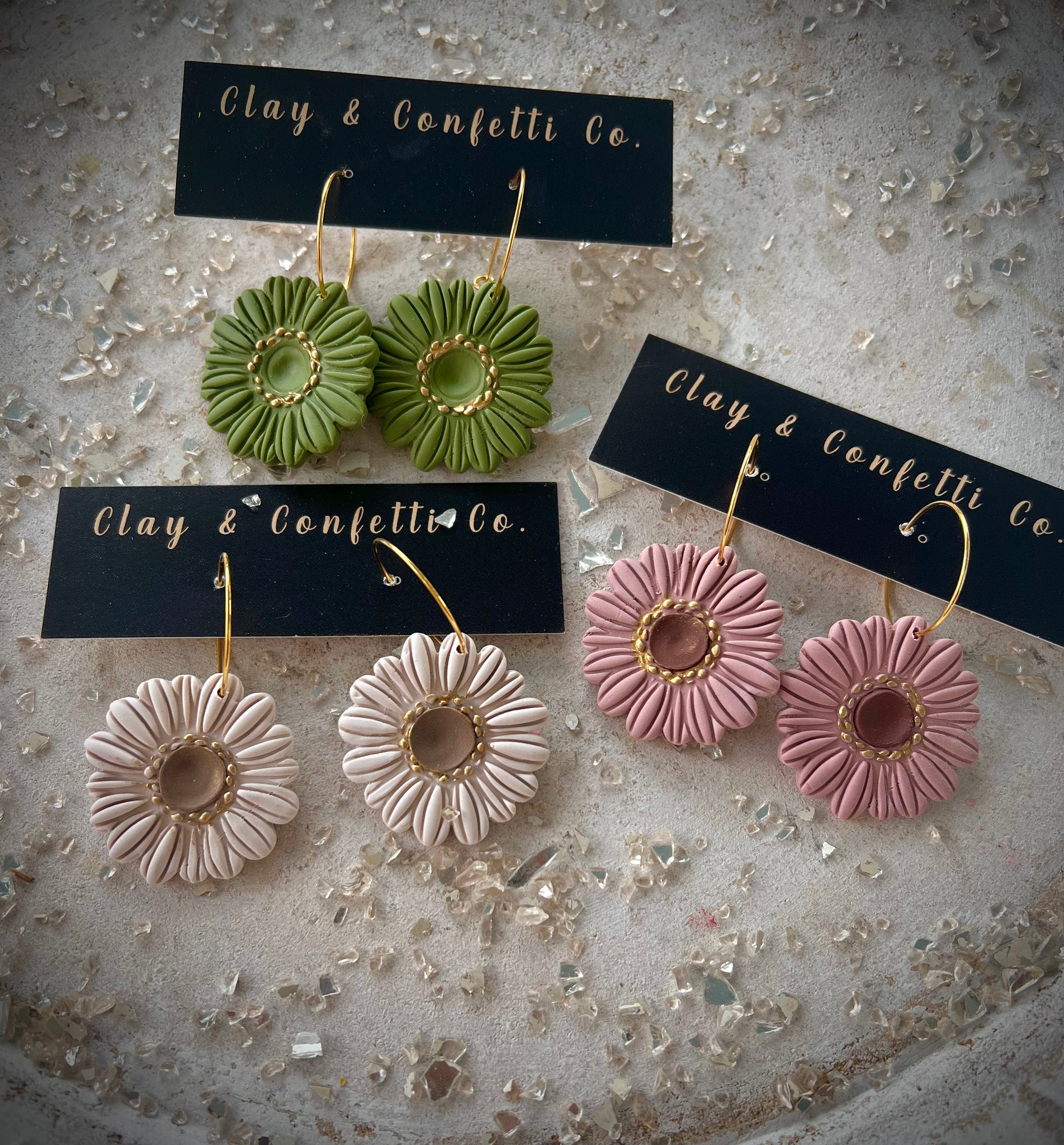 Detailed Fall Mum Dangles