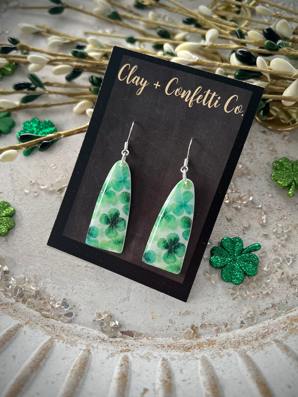 Watercolor Bullet dangle