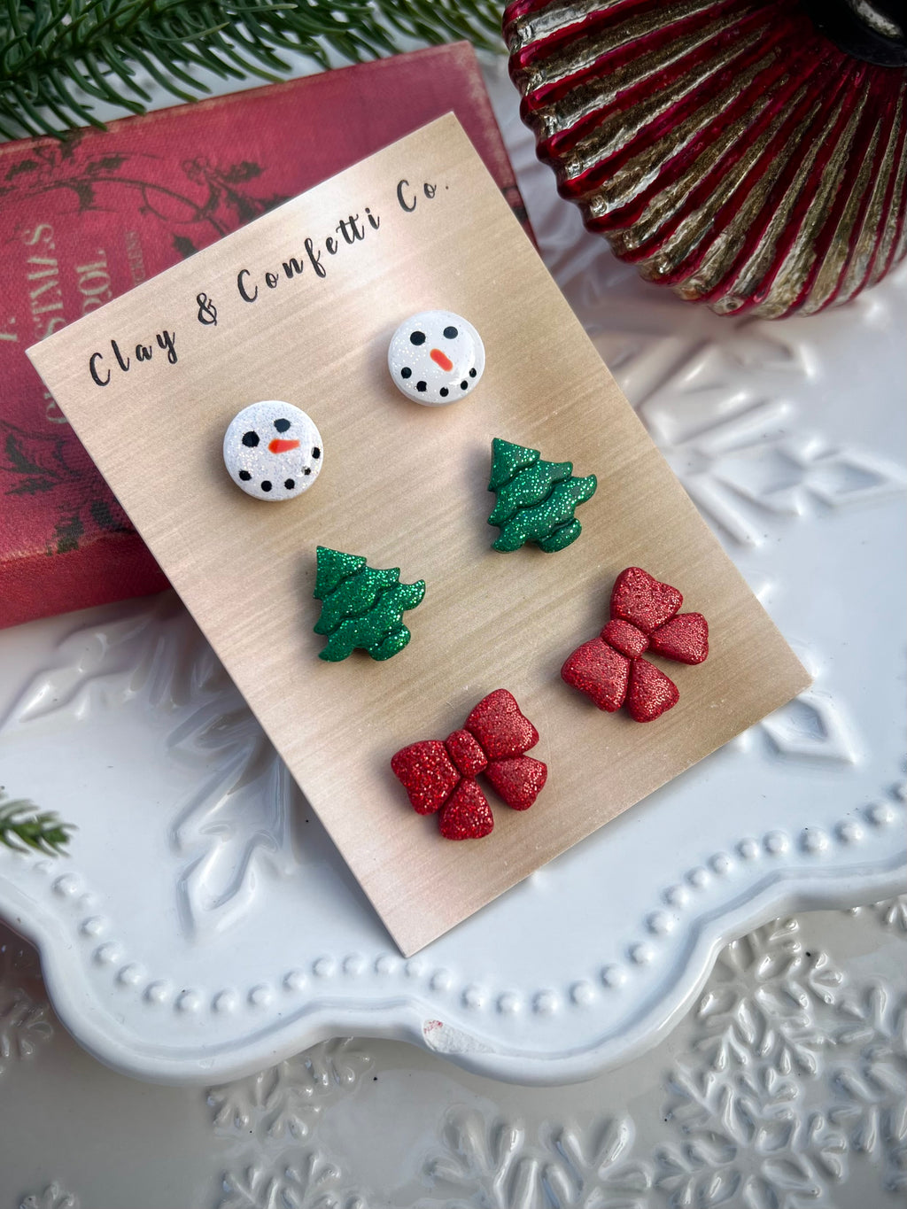 Sparkle snowman face pack