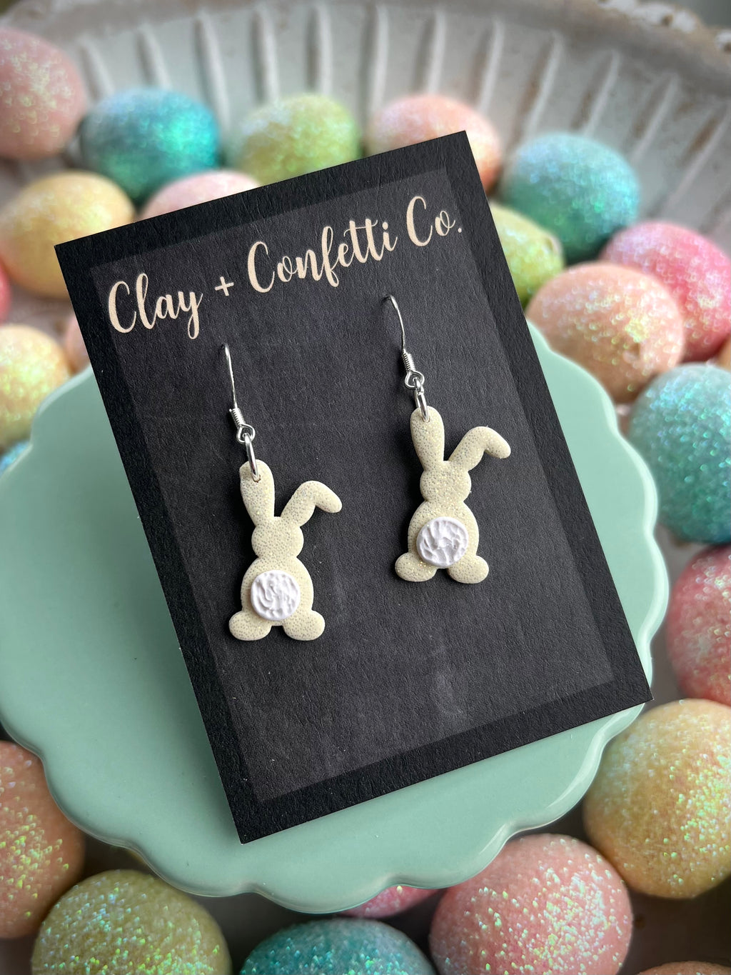 Glitter yellow puffy butt