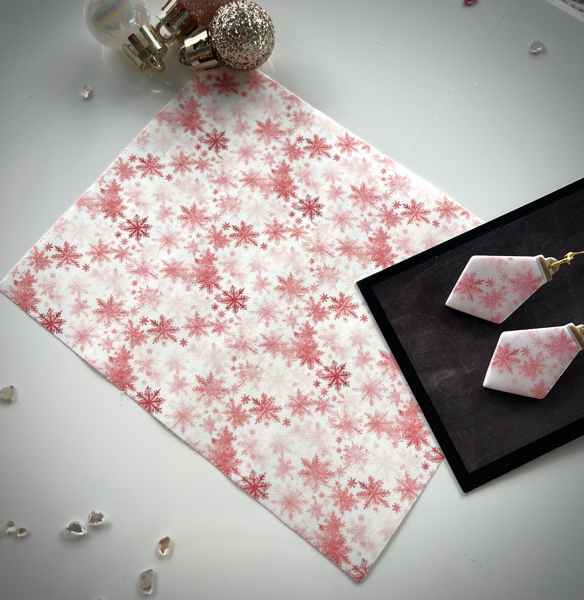 Pink snowflake