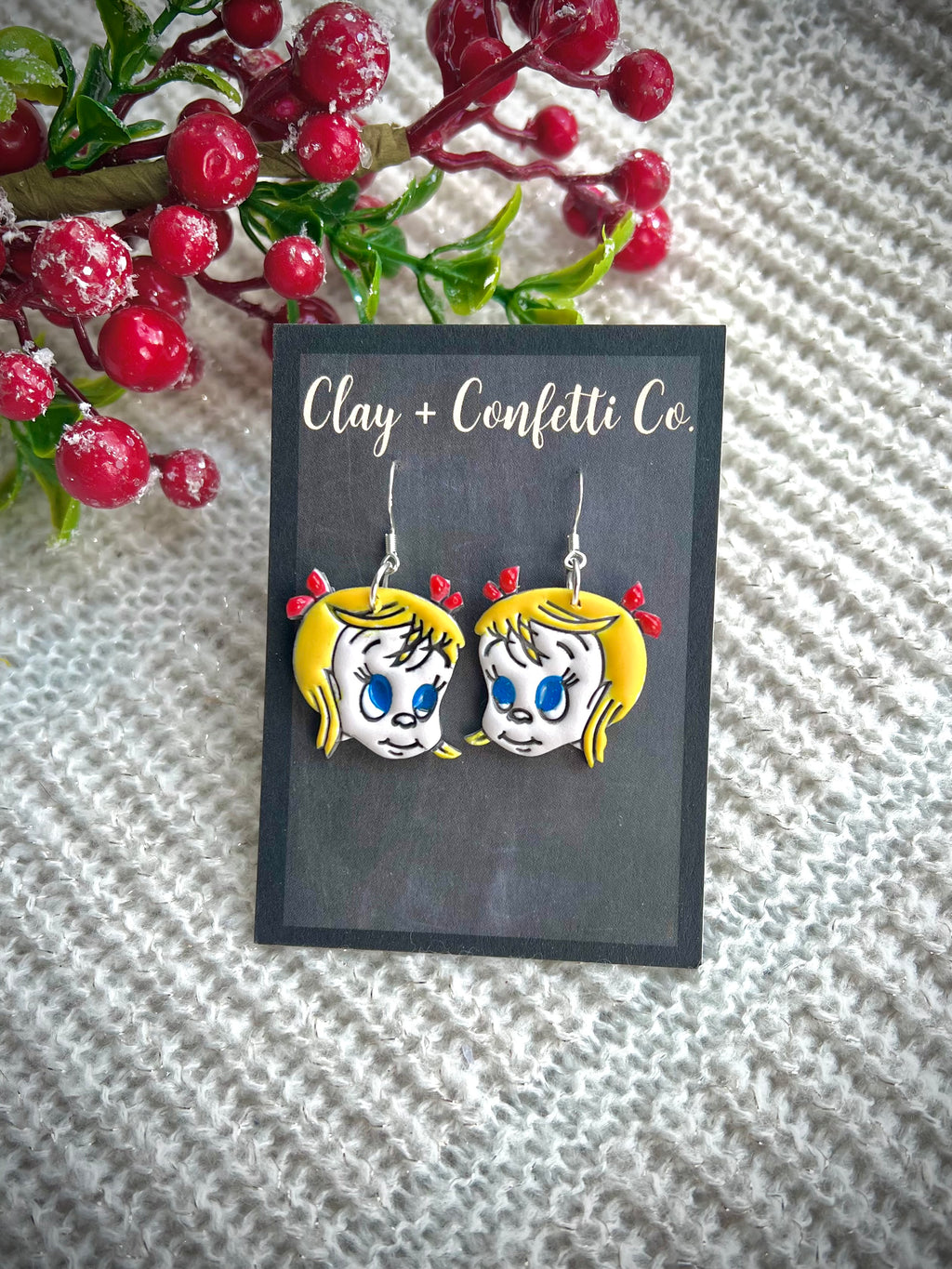 Cindy Louhoo sweet face Dangle