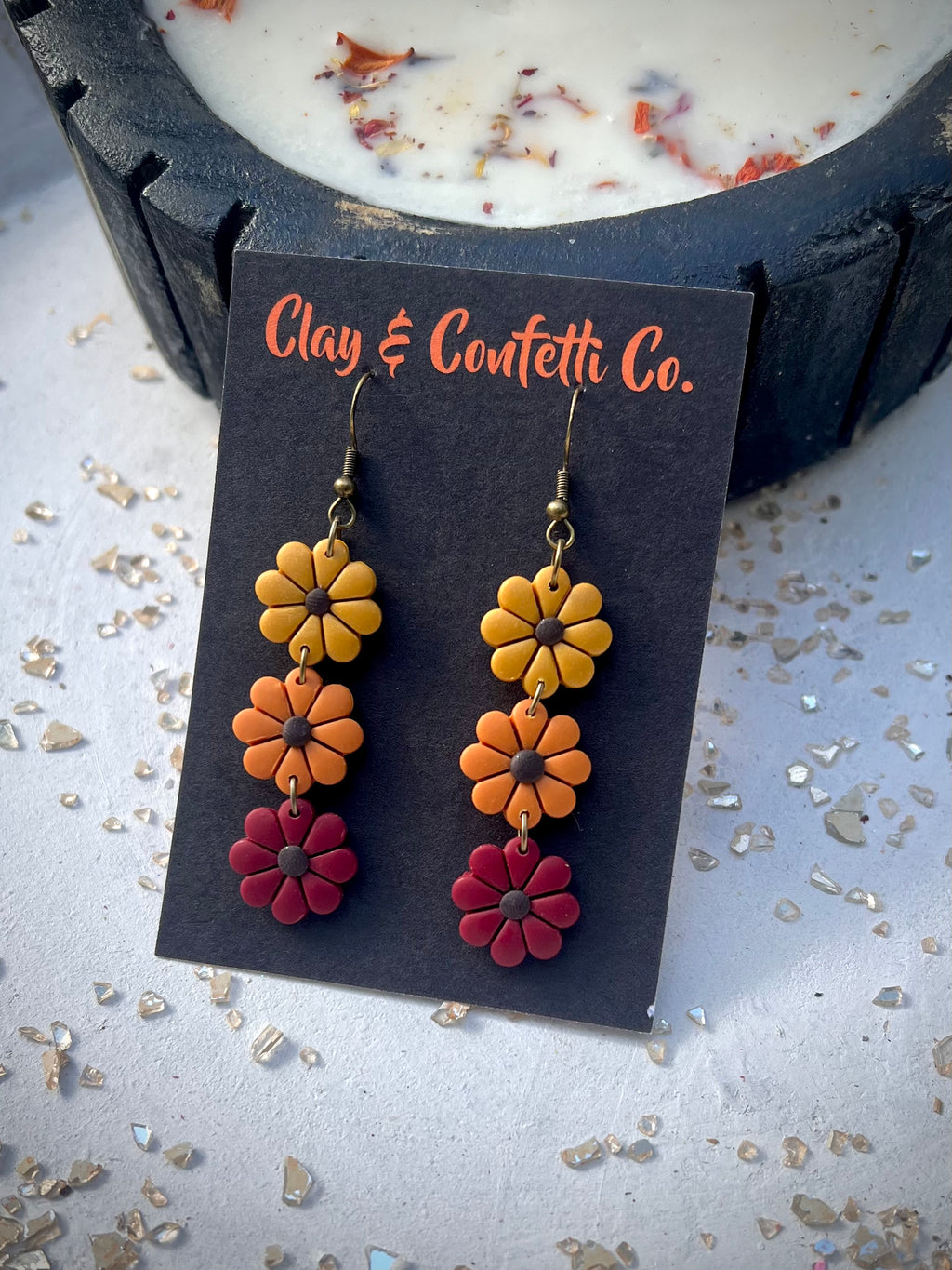 Fall harvest floral triple