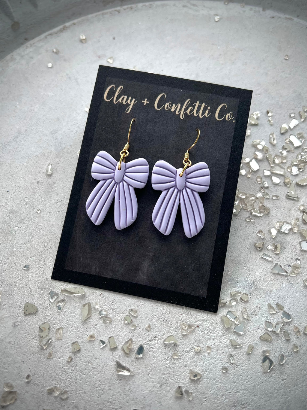 Amelia Bow Lighter Purple Option Dangle