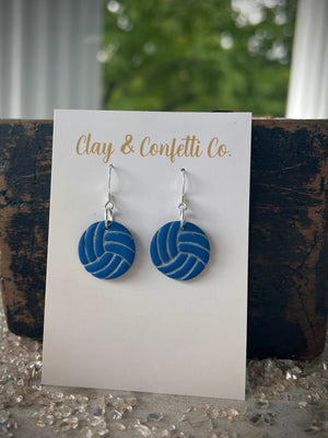 Colored volleyball dangle