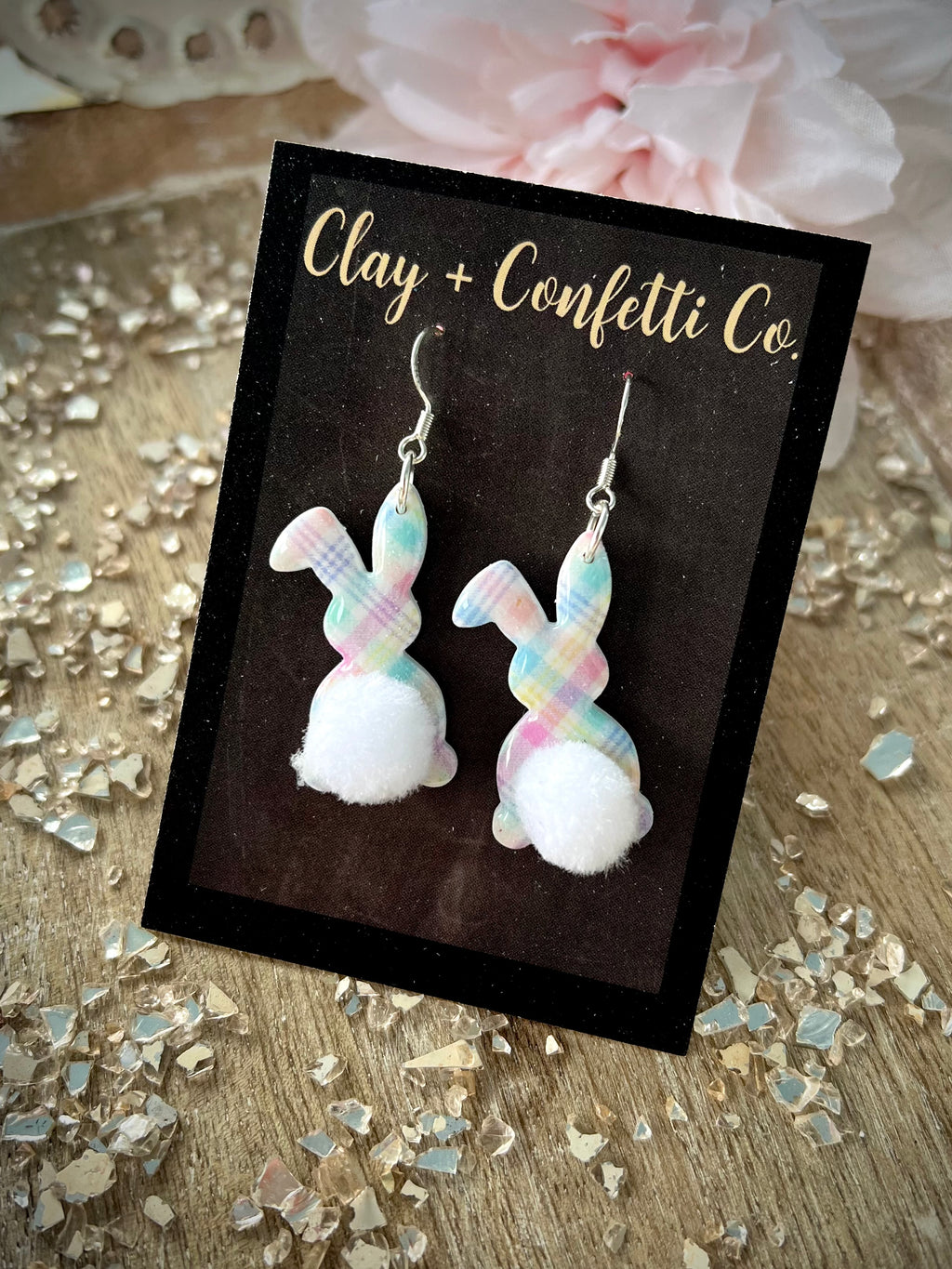 Poofy Tail Bunny Dangle