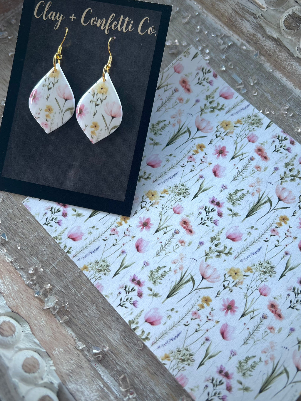 Pinks and yellow floral transfer sheets