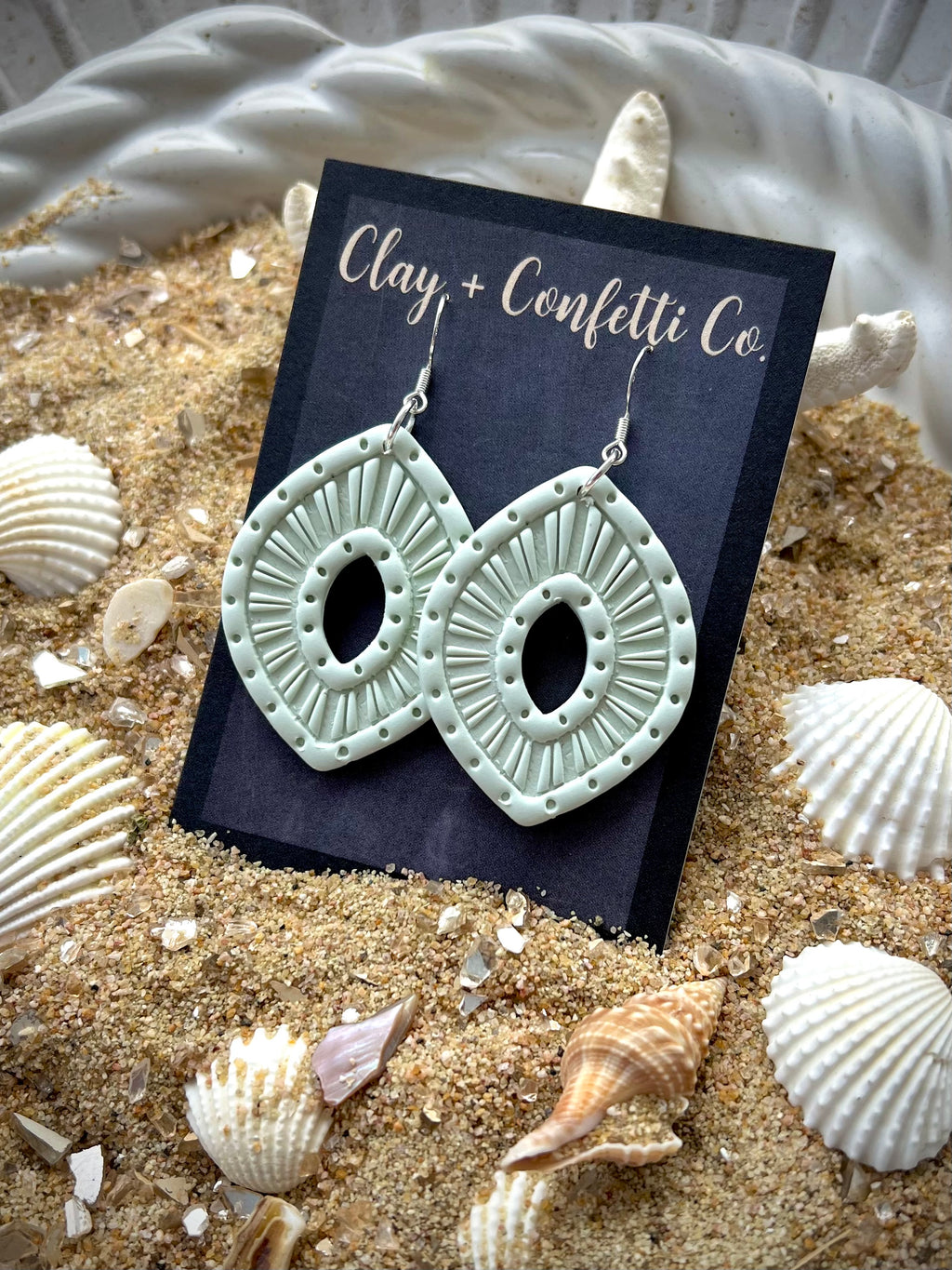 fashion fiona in pale green dangle