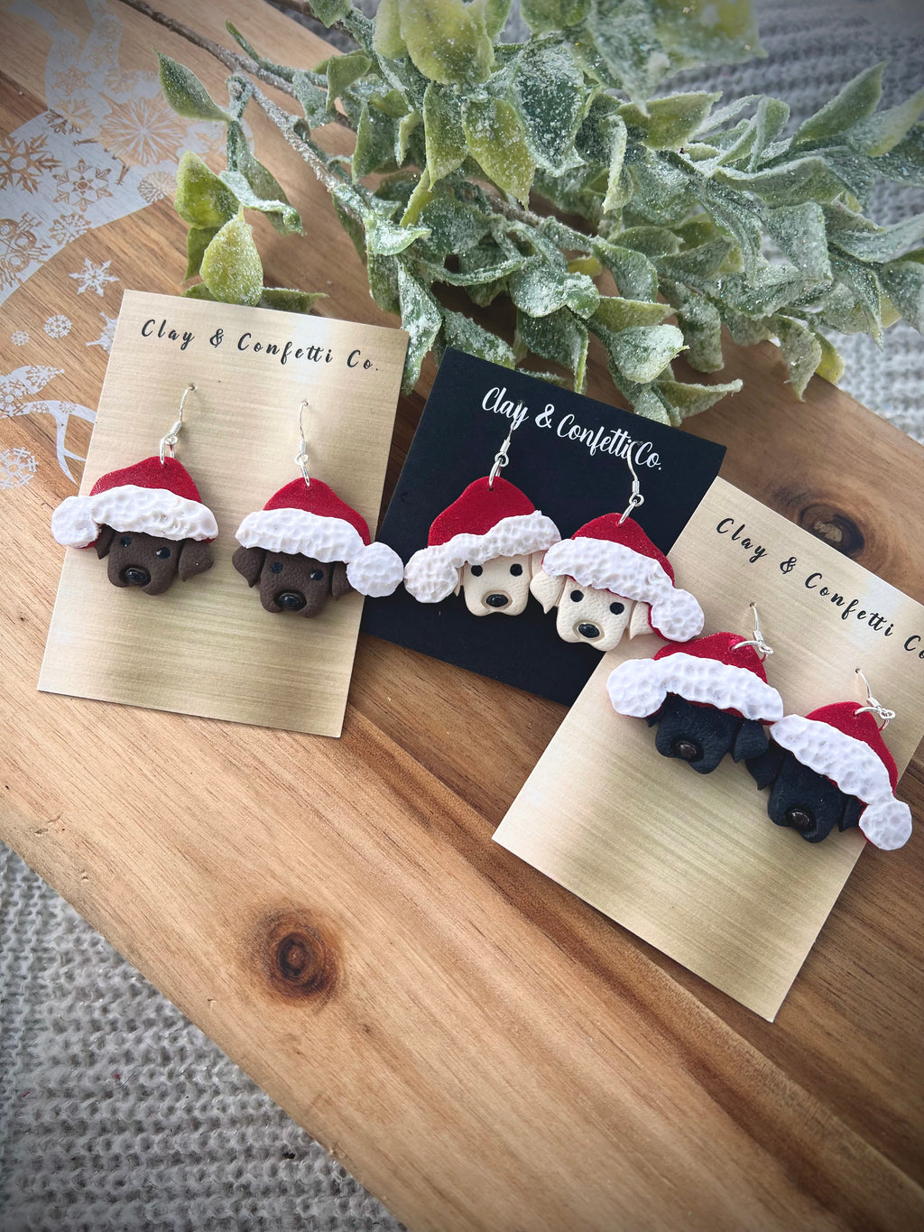 Pick your Christmas pup dangle