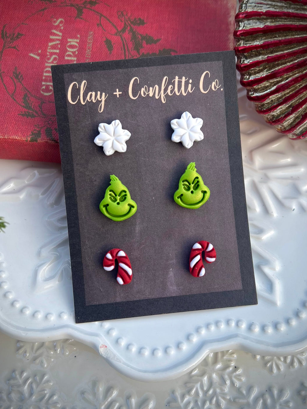 Candy cane grinch red pack