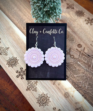 Pink  Glitter  Medallion