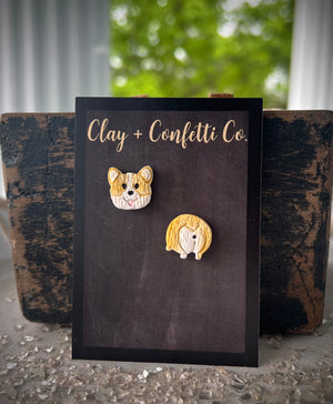 Corgi booty studs