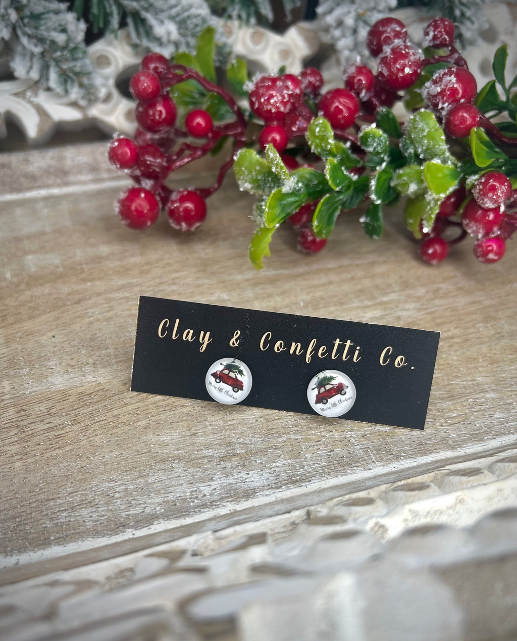 Christmas tree car stud