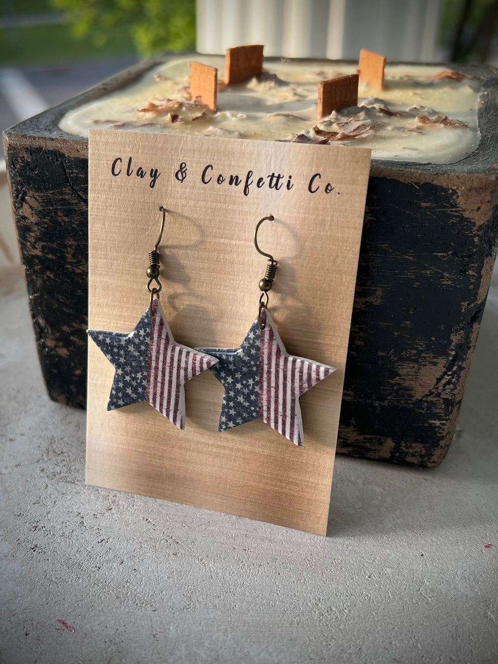 Faded glory mixed star dangle