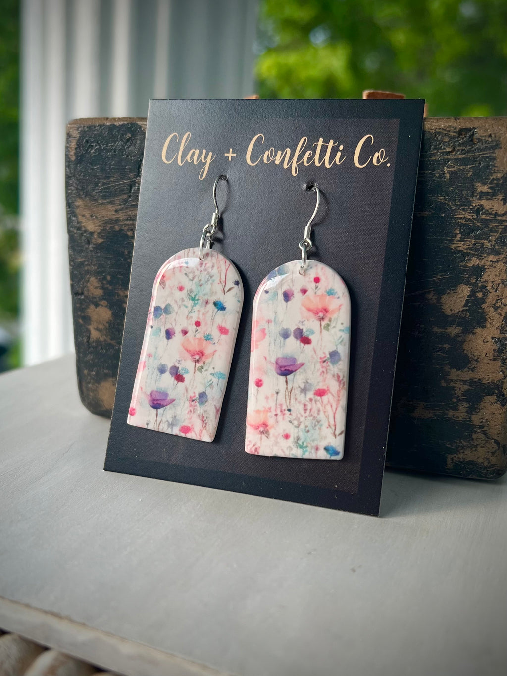 Olivia Floral long window  Dangle