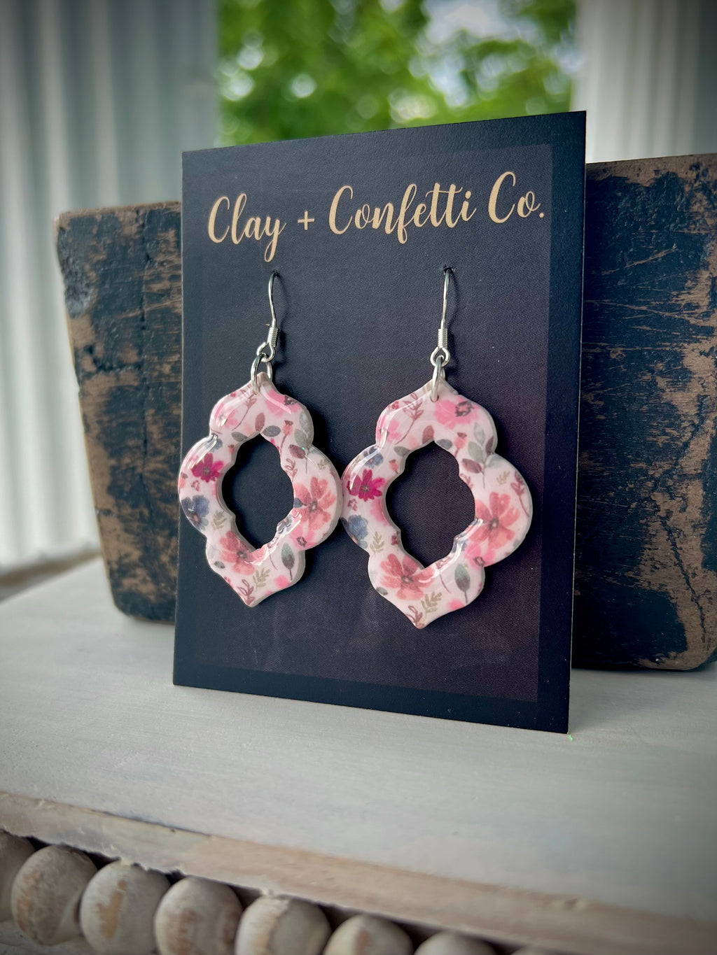 Bethany Floral Moroccan Dangle