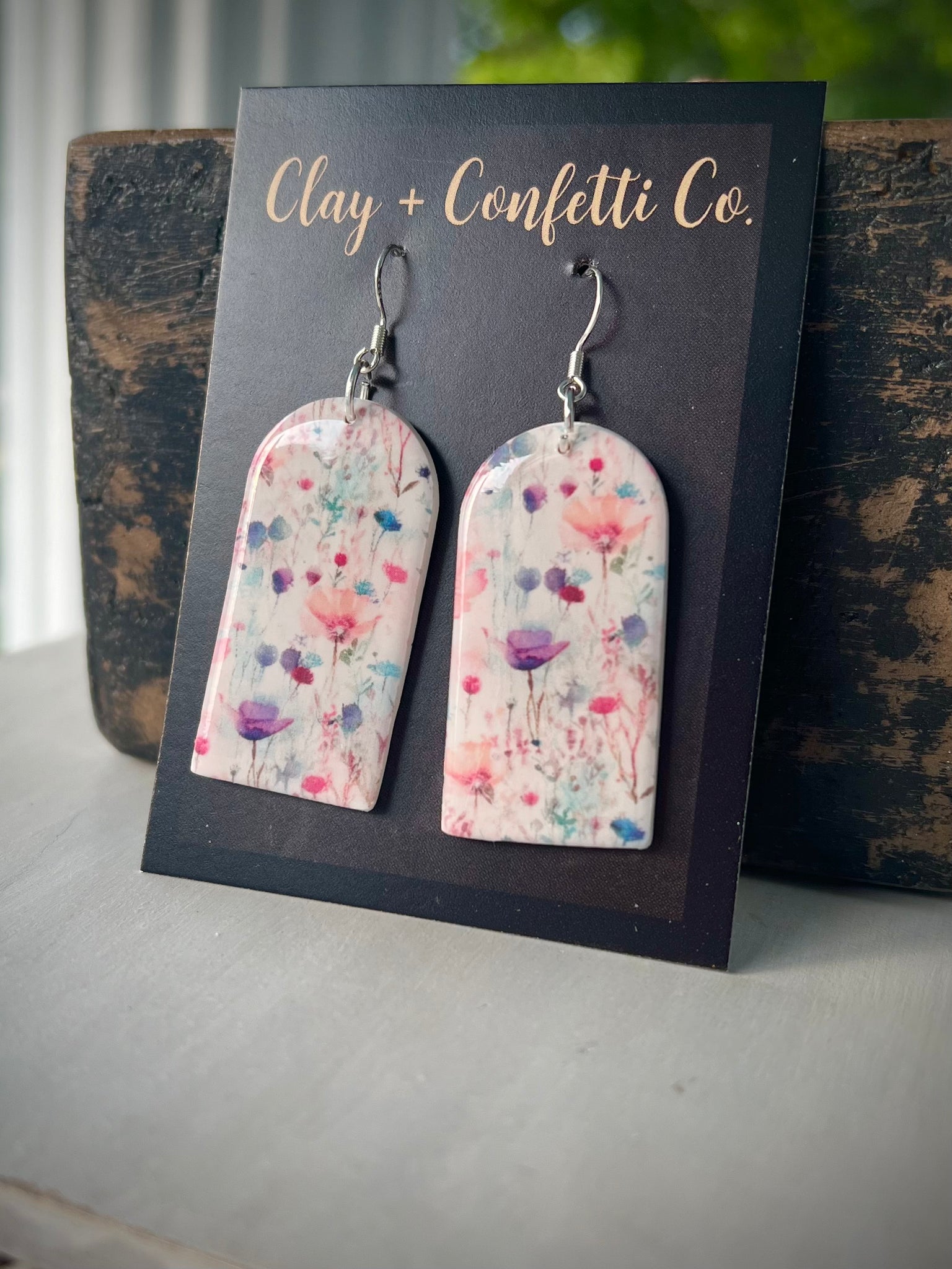 Olivia Floral long window  Dangle