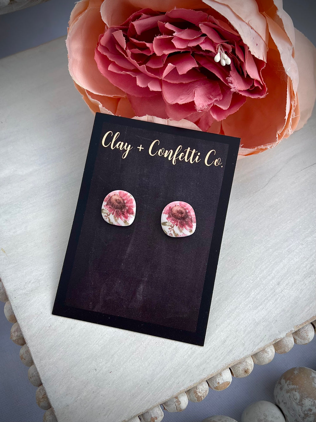 Summer Sunflower organic stud