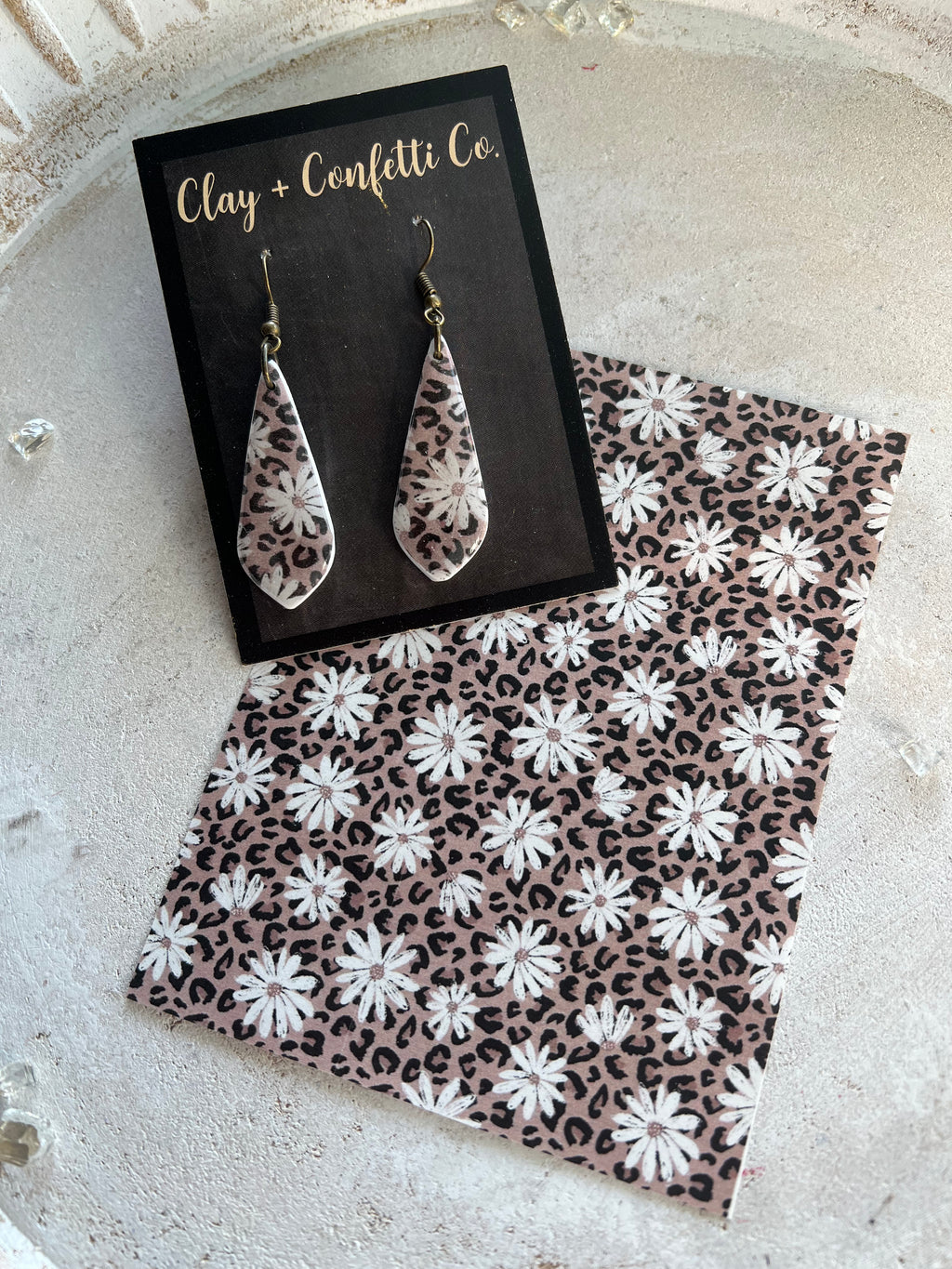 Boho Leopard Daisy Transfer Sheets