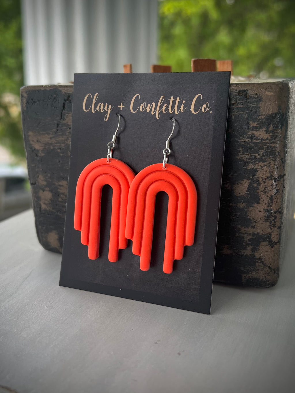 Summer Bright Coral Waterfall