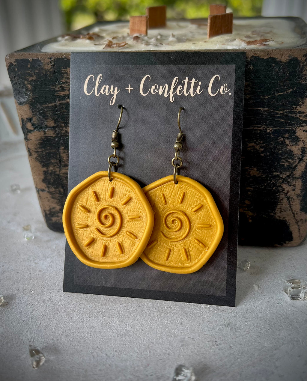 Western sun yellow dangle