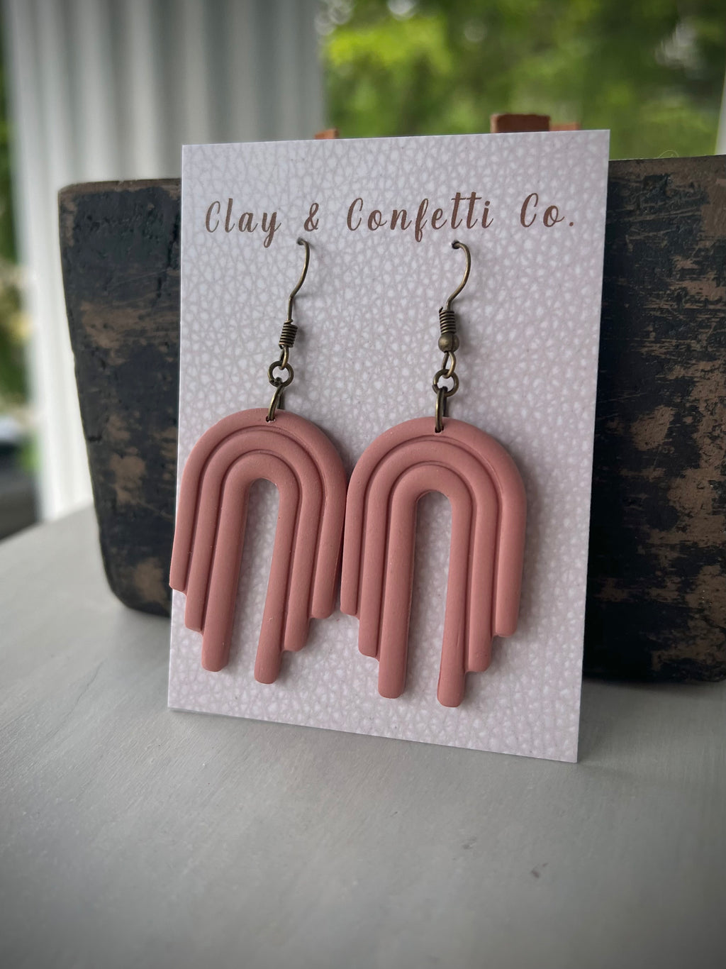 Muted Coral Boho Waterfall