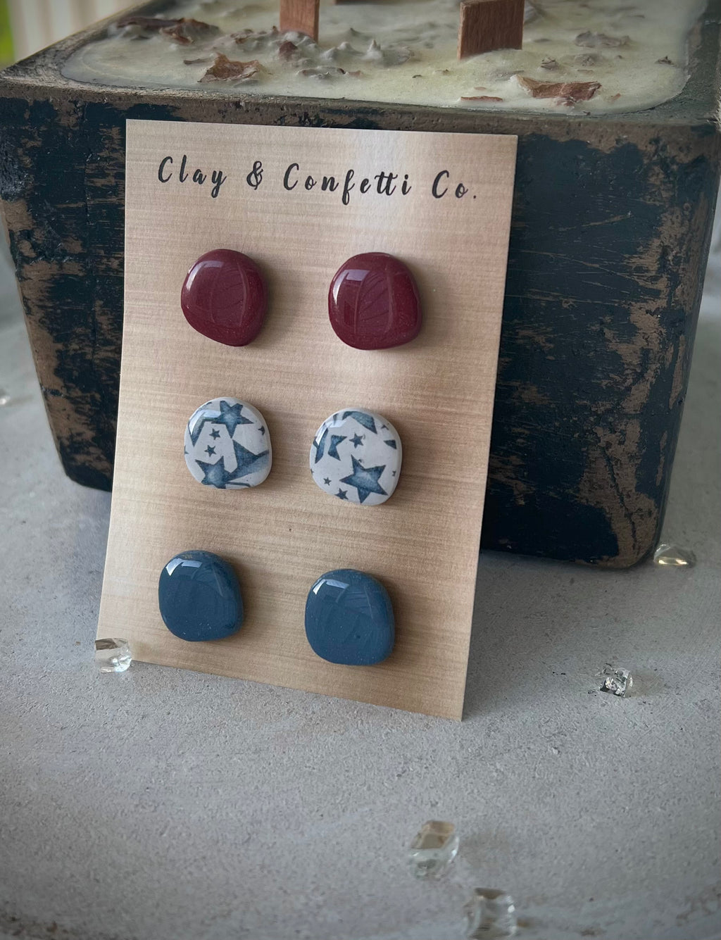 Sangria ivory faded star organic pack and singles